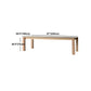 Rectangle Retro Modern Dining Table Fixed Table with Ashwood Solid Wood Clearhalo 'Dining Tables & Seating' 'Dining Tables' 'dining_table' 'furn' 'furn_dining_table' 'Furniture' 'furniture_dining_table' 'Kitchen & Dining Furniture' 'kitchen' 'kitchen_dining_table' 1200x1200_e3092ca3-ec91-4b41-aa24-47adb54d3381