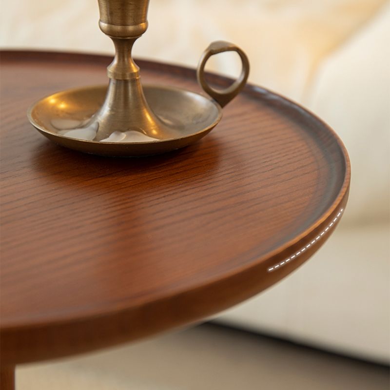 Rustic Round 3 Legs Side Table Solid Wood Tray Top End Table Set Clearhalo 'Coffee & Accent Tables' 'End & Side Tables' 'end_side_tables' 'furn' 'furn_end_side_tables' 'Furniture' 'Living Room Furniture' 1200x1200_e309b428-6a96-407b-b13b-1abac8219e59