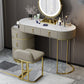 Contemporary Dressing Table Stool Set Slate Top Vanity Dressing Table Clearhalo 'Bedroom Furniture' 'furn' 'furn_makeup_vanities' 'Furniture' 'Makeup Vanities' 'makeup_vanities' 1200x1200_e30a0a46-b43b-4674-a490-d03ab0be510d