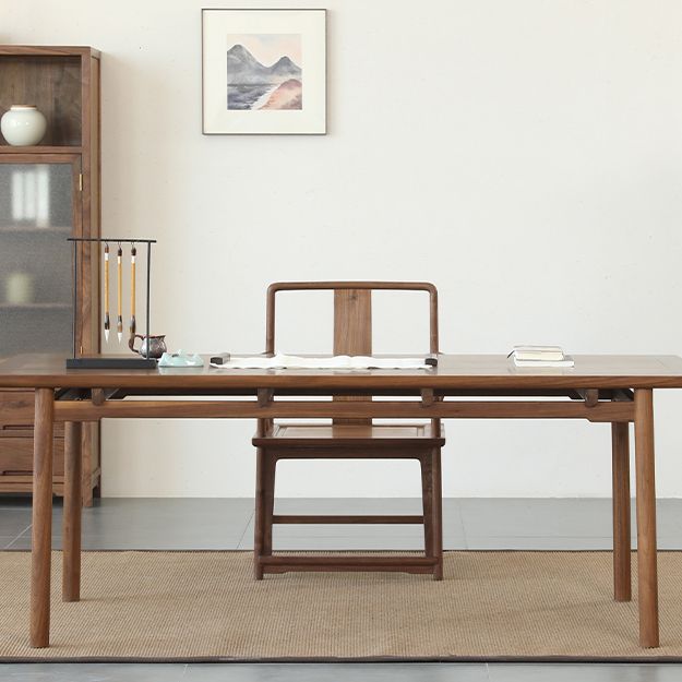 Modern Kitchen Dining Chair Solid Wood Open Back Dining Chair Clearhalo 'Dining Chairs' 'Dining Tables & Seating' 'dining_chair' 'furn' 'furn_dining_chair' 'Furniture' 'Kitchen & Dining Furniture' 1200x1200_e30b1825-f146-4187-bc9b-b47283895619