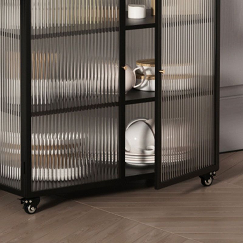Porte di vetro contemporanee Curio Curio Armadio in metallo per sala da pranzo