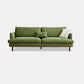 Velvet Flared Arm Sofa Loose Back 35.4"W Modern Sofa for Living Room Clearhalo 'furn' 'furn_sofas' 'Furniture' 'furniture_sofas' 'kitchen' 'kitchen_sofas' 'Living Room Furniture' 'Sofa' 'sofas' 1200x1200_e30ebd85-3a2e-4240-9d29-ecf9809bb2b1