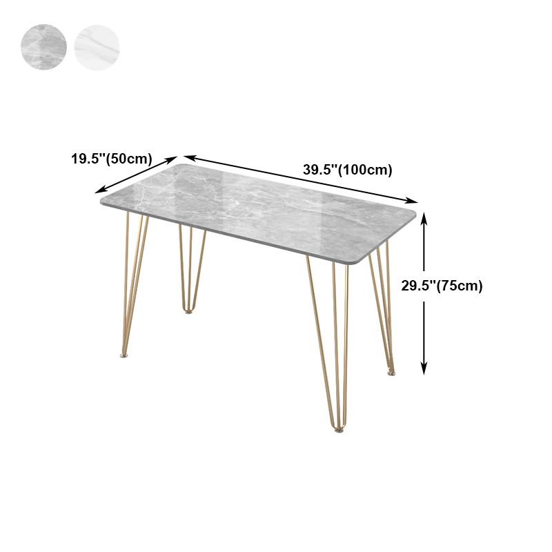 Rectangular Home Dormitory Writing Desk Glam Style Stone Office Desk Clearhalo 'furn' 'furn_office_desk' 'Furniture' 'furniture_office_desk' 'Office Desks' 'Office Furniture' 'office_desk' 1200x1200_e30f2210-d674-4b4c-9167-bfa1b315ef24