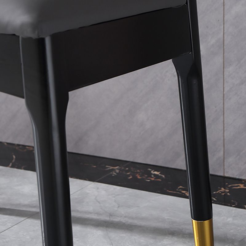 Scandinavian Indoor Side Chair Open Back Upholstered Wood Dining Room Chair Clearhalo ' kitchen&dining_furn' 'Dining Chairs' 'Dining Tables & Seating' 'dining_chair' 'furn' 'furn_dining_chair' 'Furniture' 'furniture_dining_chair' 'Kitchen & Dining Furniture' 'kitchen' 1200x1200_e30f698e-687f-46a1-ae46-18b5b580f1b2