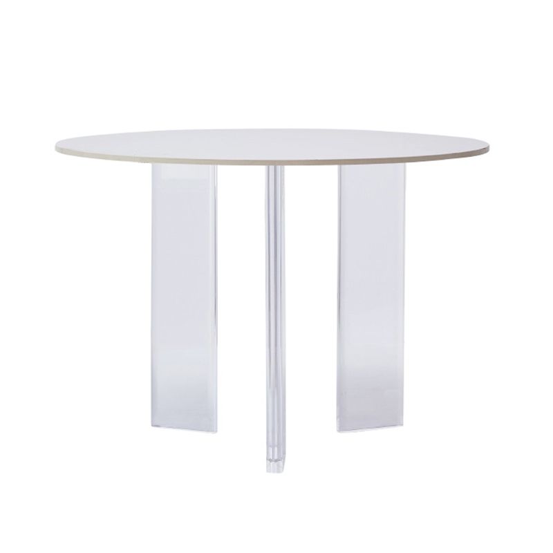 Set da pranzo moderno da 1/3 pezzi Tavolo da pranzo rotondo in pietra per la cucina della sala da pranzo