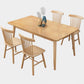 Rectangle 4 Legs Modern Dining Table Wood Color Fixed Table with Solid Wood Clearhalo ' dining_table' 'Dining Tables & Seating' 'Dining Tables' 'furn' 'furn_dining_table' 'Furniture' 'furniture_dining_table' 'Kitchen & Dining Furniture' 'kitchen&dining_furn' 'kitchen' 'kitchen_dining_table' 1200x1200_e3175a66-36a1-4ba0-8f25-8c50b82377d8