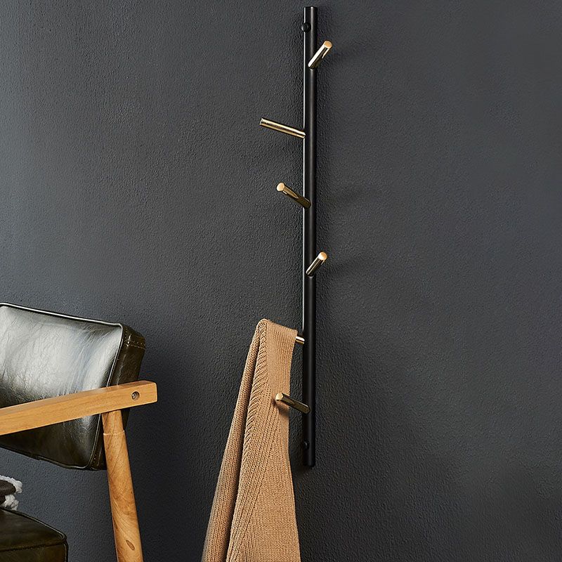Gorgeous Wall Mounted Coat Rack Coat Hooks Metal Coat Rack for Bedroom Clearhalo 'Entry & Mudroom Furniture' 'furn' 'furn_hall_tree_coat_racks' 'Furniture' 'Hall Trees & Coat Racks' 'hall_tree_coat_racks' 1200x1200_e31785d5-bb12-4e30-8cca-5f653c44e953