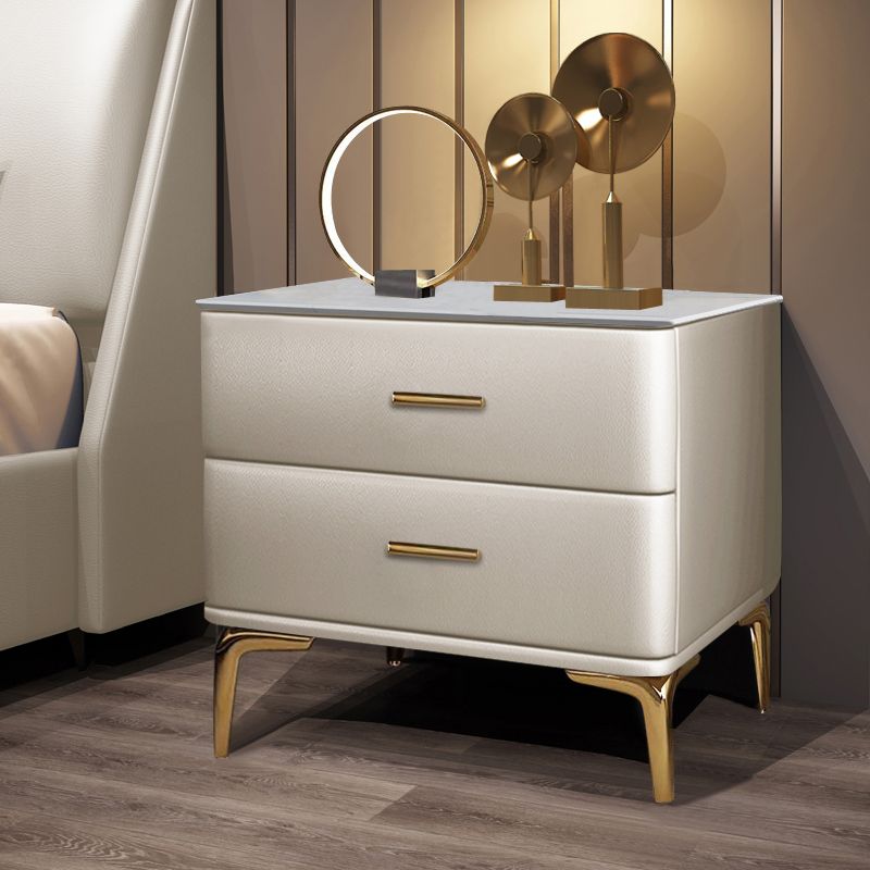 Modernidad de almacenamiento de cajones de madera maciza 2 Cajas de cajones de la cama de cajones