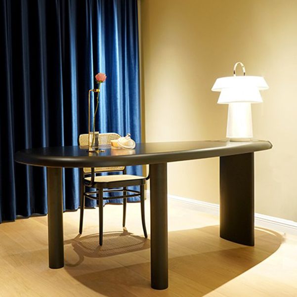 フリーフォーム産業スタイルの作業テーブルソリッドウッドオフィスデスク