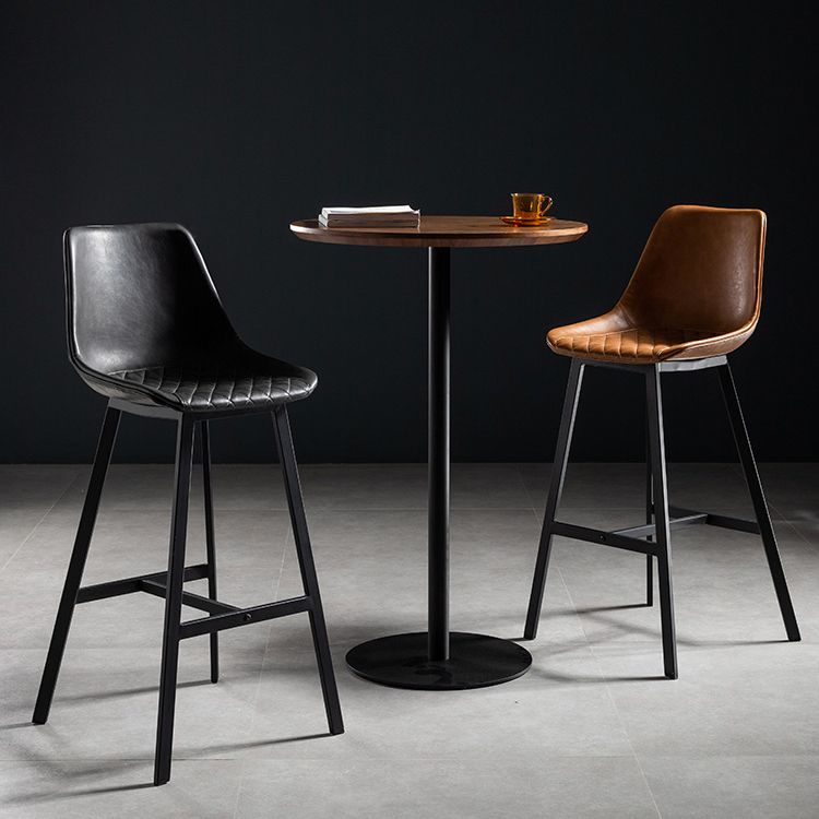 41.3"H Modern Pub Table Solid Wood Bar Height Round Bar Table Clearhalo 'Bar Furniture' 'Bar Tables' 'bar_tables' 'furn' 'furn_bar_tables' 'Furniture' 'Kitchen & Dining Furniture' 1200x1200_e3181230-f6f7-4c2b-b3c2-11243d22c9eb