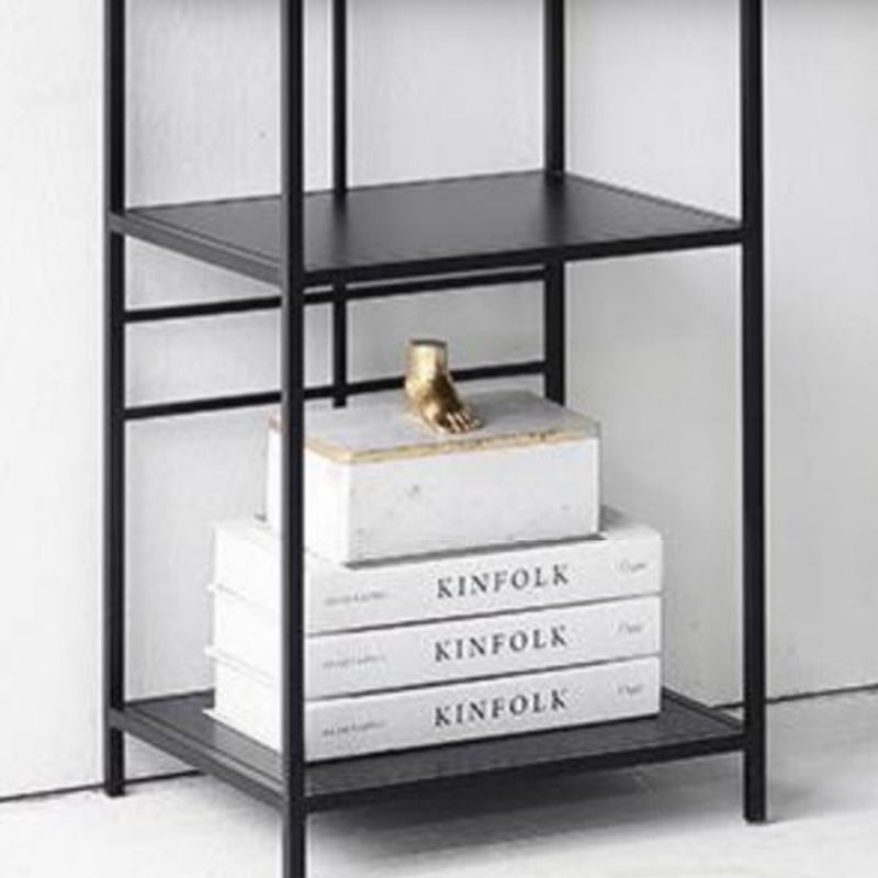 Glam Open Back Bookcase Standard Metal Bookshelf with Shelves Clearhalo 'Bookcases' 'furn' 'furn_bookcases' 'Furniture' 'Office Furniture' 1200x1200_e31abdfb-4f2e-4cb7-bb3e-e2298989052e