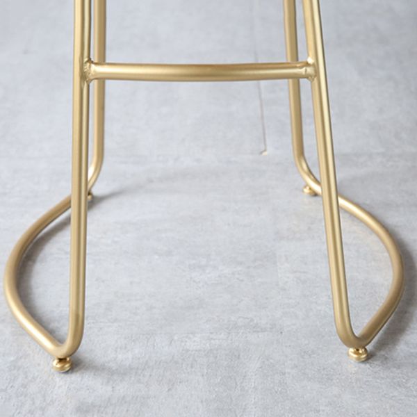 Nordic Style Bar-stool Bucket Counter Bar Stool with Metal Legs Clearhalo 'Bar Furniture' 'Bar Stools' 'bar_stools' 'furn' 'furn_bar_stools' 'Furniture' 'Kitchen & Dining Furniture' 1200x1200_e31b1fdd-a9f9-44a8-88e0-194ca6c2f151
