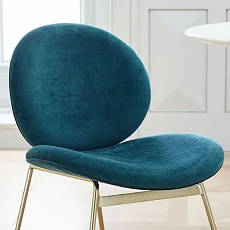 Glam Velvet Dining Room Chairs Metal Dining Armless Chair for Restaurant Use Clearhalo 'Dining Chairs' 'Dining Tables & Seating' 'dining_chair' 'furn' 'furn_dining_chair' 'Furniture' 'Kitchen & Dining Furniture' 1200x1200_e31c4eed-ccbc-4ff6-9699-6a81e1e3eaf1