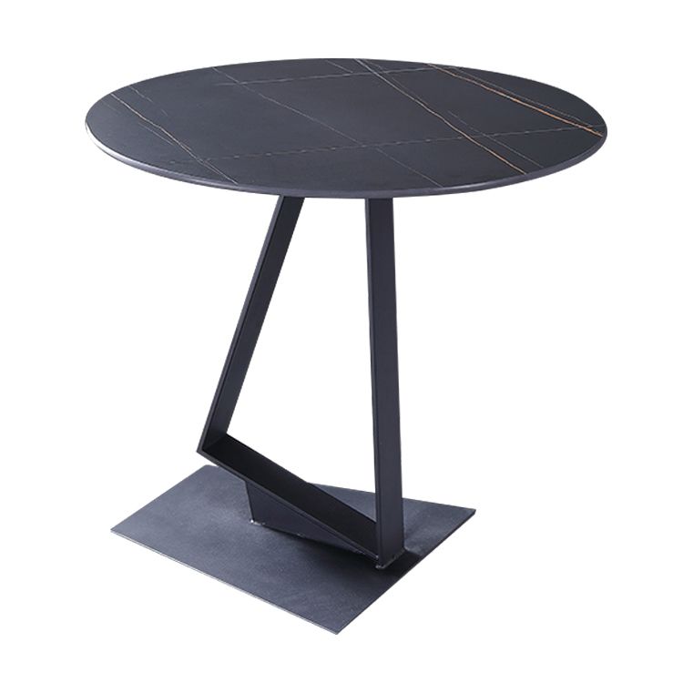 Luxury Sintered Stone Dining Table Single Pedestal Base Round Table for Home Clearhalo ' dining_table' 'Dining Tables & Seating' 'Dining Tables' 'furn' 'furn_dining_table' 'Furniture' 'furniture_dining_table' 'Kitchen & Dining Furniture' 'kitchen&dining_furn' 'kitchen' 'kitchen_dining_table' 1200x1200_e31c5964-c3f1-47f5-9d7f-68253d42332c
