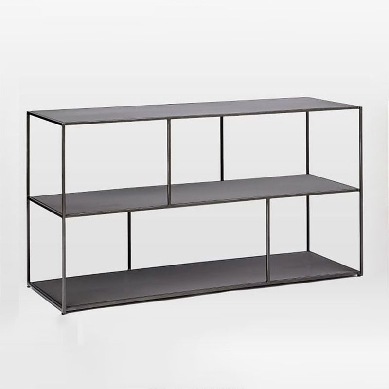 Industrial Style Open Metal Bookcase with Rectangular Shelves Clearhalo 'Bookcases' 'furn' 'furn_bookcases' 'Furniture' 'furniture_bookcases' 'kitchen' 'kitchen_bookcases' 'Living Room Furniture' 'Office Furniture' 1200x1200_e31c9ac9-644c-4b5f-a16d-f50fde847252