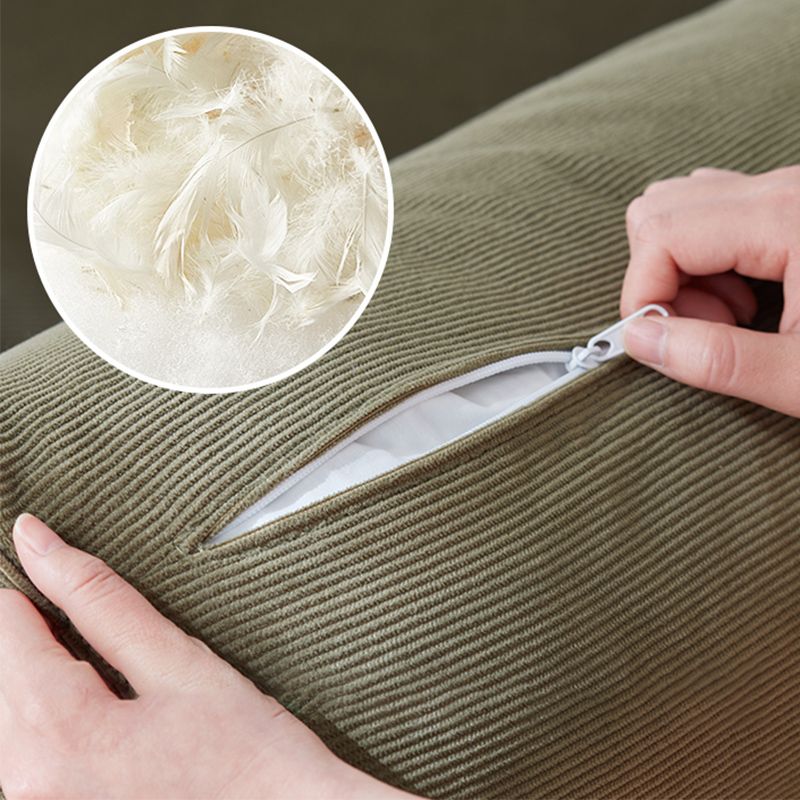 Nordic Fabric Square Arm Standard Sofa Loose Back Settee with Wooden Legs Clearhalo 'furn' 'furn_sofas' 'Furniture' 'furniture_sofas' 'Living Room Furniture' 'Sofa' 'sofas' 1200x1200_e31d4791-ed60-4e26-8782-29fa6756603b