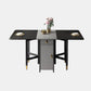 Rectangle Black Tone Dining Table Vintage Extendable Table for Dining Room Clearhalo ' dining_table' 'Dining Tables & Seating' 'Dining Tables' 'furn' 'furn_dining_table' 'Furniture' 'furniture_dining_table' 'Kitchen & Dining Furniture' 'kitchen&dining_furn' 'kitchen' 'kitchen_dining_table' 1200x1200_e31eaabd-f51e-4a8b-840c-50d5a6be21ab