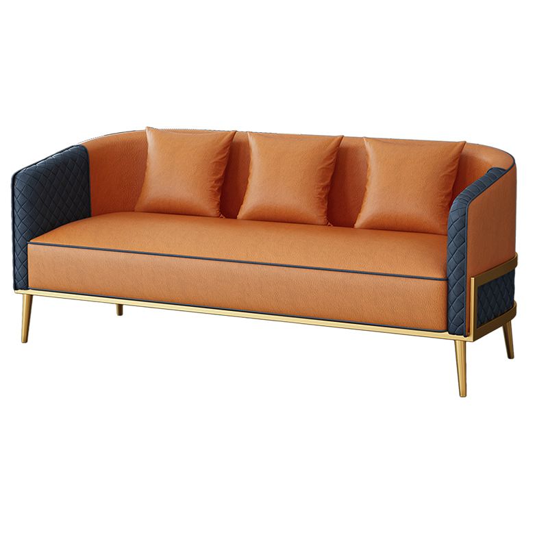 27,55 "W x 29,52" H divano a braccio inclinata in pelle finta divano standard contemporaneo