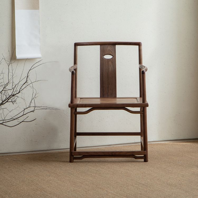 Traditional Style Dining Chair Slat Back Solid Wood Arm Chair for Home Clearhalo 'Dining Chairs' 'Dining Tables & Seating' 'dining_chair' 'furn' 'furn_dining_chair' 'Furniture' 'Kitchen & Dining Furniture' 1200x1200_e31ffed7-66bb-4d73-b5d5-febf792c5123