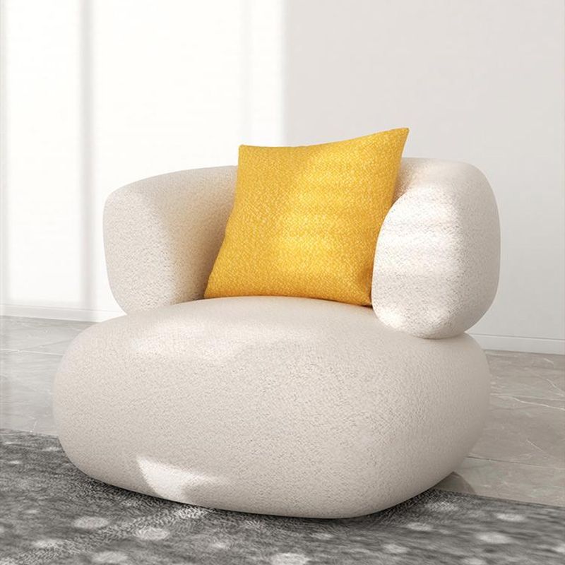 Zeitgenössische gebogene Liebesseat feste Farbe eng Rückensiegel für Wohnzimmer