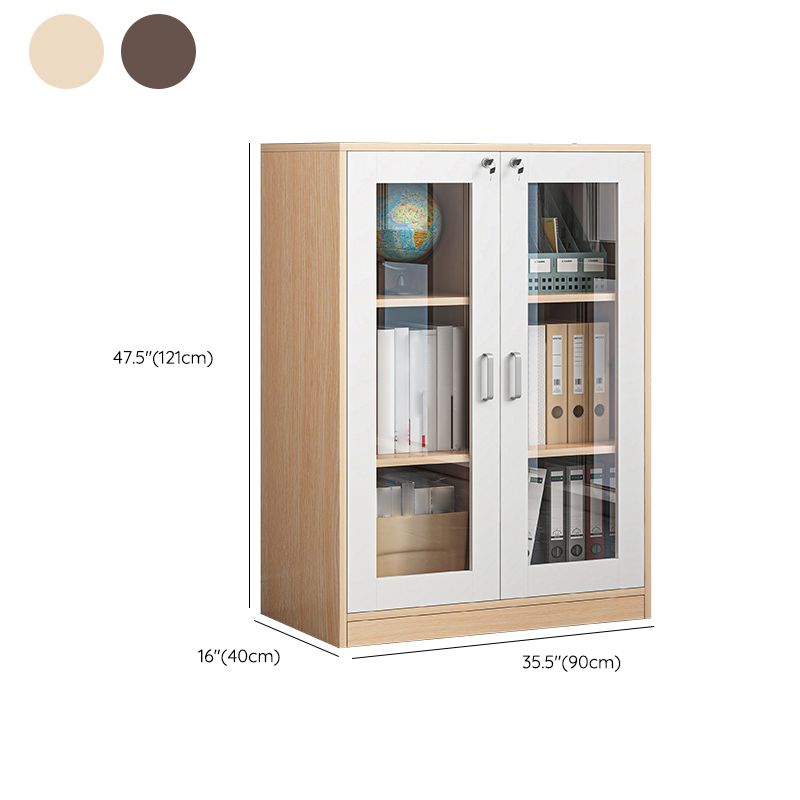 Gabinetto di archiviazione per uffici contemporanei Archiviazione di archiviazione in legno