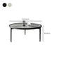 Contemporary Glass-Topped Coffee Table 3 Legs Coffee Cocktail Table Clearhalo 'Coffee & Accent Tables' 'Coffee Tables' 'coffee_tables' 'furn' 'furn_coffee_tables' 'Furniture' 'Living Room Furniture' 1200x1200_e3241307-5247-402e-a76c-fa4f4c9080c6