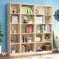 Scandinavian Pine Wood Standard Bookshelf Closed Back Vertical Bookshelf Clearhalo 'Bookcases' 'Furniture' 'furniture_bookcases' 'Office Furniture' 1200x1200_e3258e91-4ead-4077-934e-58b1ecdc8f0f