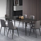 Modern 1/4/6/7 Pieces Black Dining Table Set with Sintered Stone Top Rectangle Dinette Set Clearhalo 'Dining Room Sets' 'Dining Tables & Seating' 'dining_room_set' 'furn' 'furn_dining_room_set' 'Furniture' 'furniture_dining_room_set' 'Kitchen & Dining Furniture' 'kitchen&dining_furn' 'kitchen' 1200x1200_e32bcd4c-5a1f-419c-902b-21b1cd366641