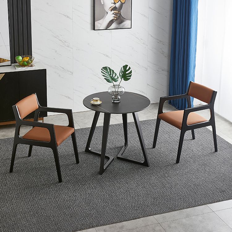 Double Pedestal Stone Dinning Table Industrial Style Furniture for Indoor Clearhalo ' dining_table' 'Dining Tables & Seating' 'Dining Tables' 'furn' 'furn_dining_table' 'Furniture' 'furniture_dining_table' 'Kitchen & Dining Furniture' 'kitchen&dining_furn' 'kitchen' 'kitchen_dining_table' 1200x1200_e32cd03d-e76e-4678-ac0c-1c6146c85c8d