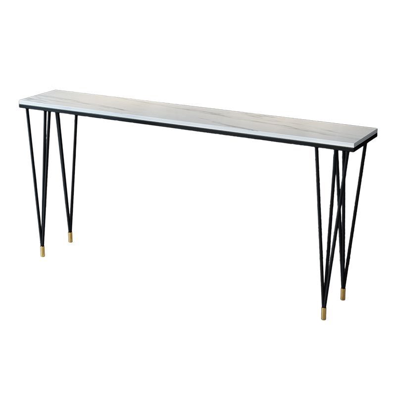 Contemporary Rectangle Counter-height Pub Table Indoor Stone Pub Bar Table Clearhalo 'Bar Furniture' 'Bar Tables' 'bar_tables' 'furn' 'furn_bar_tables' 'Furniture' 'Kitchen & Dining Furniture' 1200x1200_e32d51b3-f39d-44b8-b56a-7b8913c7643d