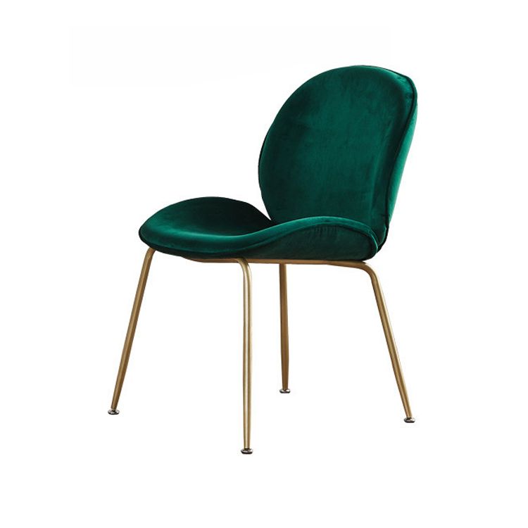 Metal Scandinavian Restaurant Side Chair Matte Finish Wingback Dining Chair Clearhalo ' kitchen&dining_furn' 'Dining Chairs' 'Dining Tables & Seating' 'dining_chair' 'furn' 'furn_dining_chair' 'Furniture' 'furniture_dining_chair' 'Kitchen & Dining Furniture' 'kitchen' 1200x1200_e32ea1ee-b0b2-44c8-ad2d-931ff5ed6a17