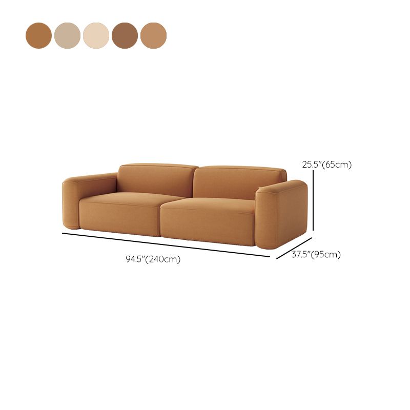Contemporary Stationary Faux Leather Sofa Living Room Square Arm Tight Back Sofa Clearhalo 'furn' 'furn_sofas' 'Furniture' 'Living Room Furniture' 'Sofa' 'sofas' 1200x1200_e32f1707-146d-4924-a59b-0d4ceed58a45
