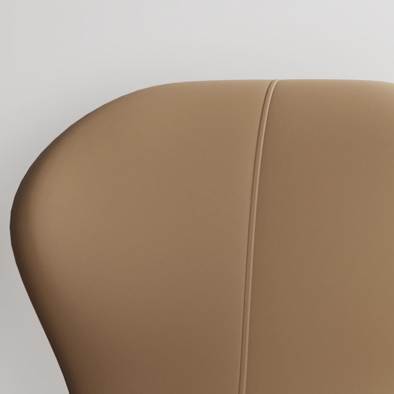 Scandinavian Study Room Side Chair Matte Finish PU Leather Parsons Dining Chair Clearhalo ' kitchen&dining_furn' 'Dining Chairs' 'Dining Tables & Seating' 'dining_chair' 'furn' 'furn_dining_chair' 'Furniture' 'furniture_dining_chair' 'Kitchen & Dining Furniture' 'kitchen' 1200x1200_e3352eac-466f-4097-a360-86ce3009d228