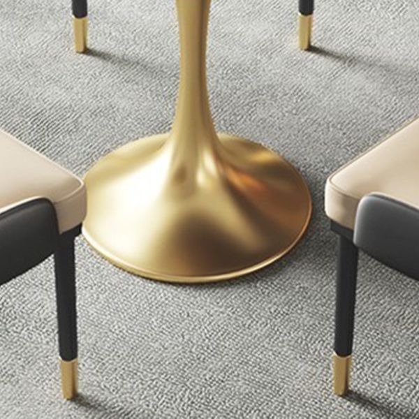 Traditional Luxury Dining Table Sintered Stone Tulip Table for Dining Room Clearhalo 'Dining Tables & Seating' 'Dining Tables' 'dining_table' 'furn' 'furn_dining_table' 'Furniture' 'Kitchen & Dining Furniture' 1200x1200_e337acd2-9557-4dff-8f44-6c17cd978e34