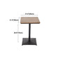 Industrial Style Bar Table Wood and Metal Pub Table for Coffee Shop Clearhalo 'Bar Furniture' 'Bar Tables' 'bar_tables' 'furn' 'furn_bar_tables' 'Furniture' 'furniture_bar_tables' 'Kitchen & Dining Furniture' 'kitchen&dining_furn' 'kitchen' 1200x1200_e3387e27-20ec-4aa2-ad69-ae33d9c3a5ae