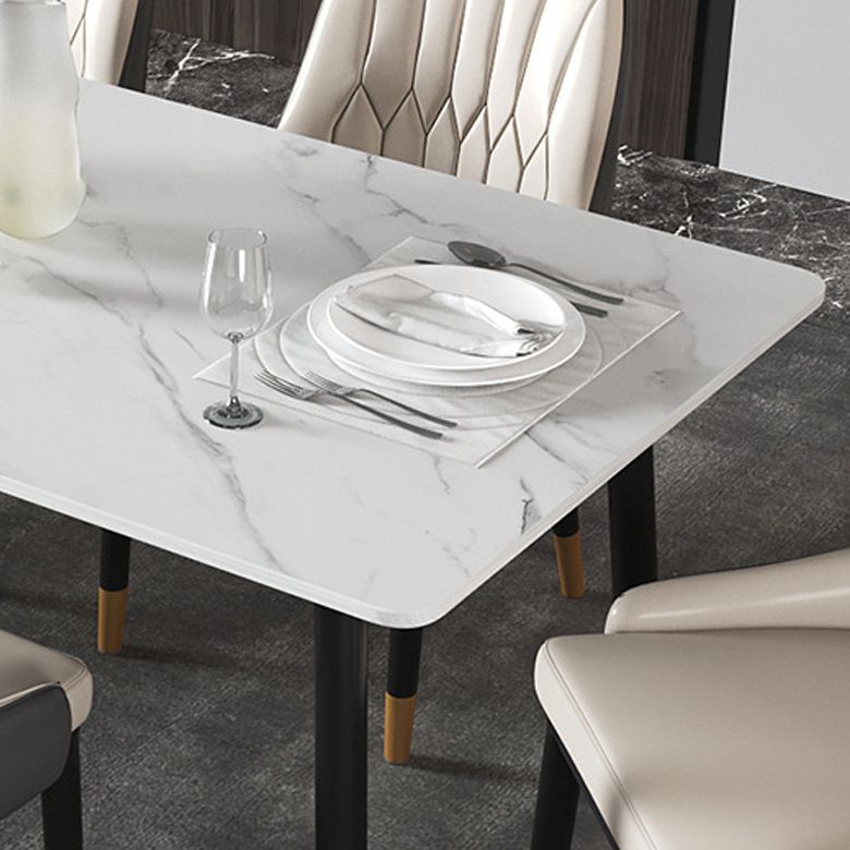 Modern Metal Dining Room Set 1/2/5/7 Pieces Dining Furniture Set Clearhalo 'Dining Room Sets' 'Dining Tables & Seating' 'dining_room_set' 'furn' 'furn_dining_room_set' 'Furniture' 'furniture_dining_room_set' 'Kitchen & Dining Furniture' 'kitchen&dining_furn' 'kitchen' 1200x1200_e3389e3f-4343-4b67-bdb5-723b77b8ba03