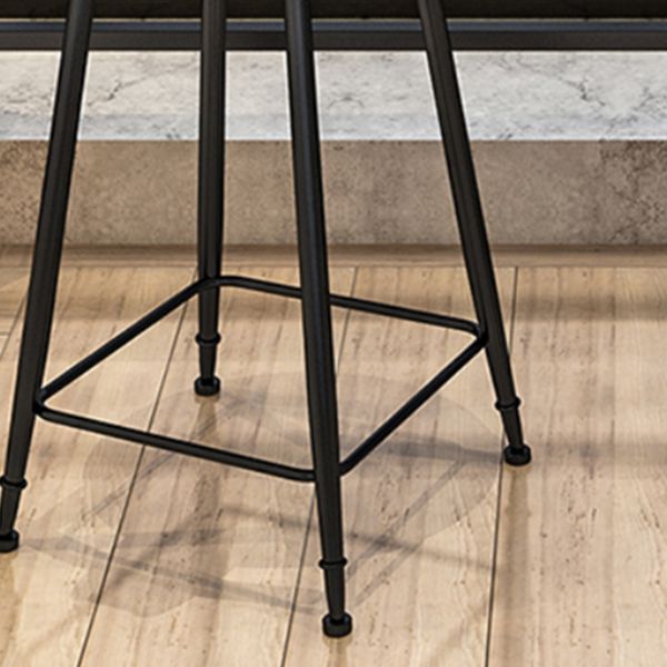 Glam 1/3 Pieces Bar Table Set Rectangle Stone Counter Table with Stools for Cafe Clearhalo 'Bar Furniture' 'furn' 'furn_home_bar_bar_sets' 'Furniture' 'Home Bars & Bar Sets' 'home_bar_bar_sets' 'Kitchen & Dining Furniture' 1200x1200_e33a21b9-43eb-46f5-a6ba-365eb349ea47