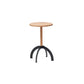 Industrial Solid Wood Round Sofa Side Accent Table with Metal Base Clearhalo 'Coffee & Accent Tables' 'End & Side Tables' 'end_side_tables' 'furn' 'furn_end_side_tables' 'Furniture' 'Living Room Furniture' 1200x1200_e33a9b19-b837-4521-aa1d-a1e073c9f676