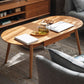 Nordic Solid Wood Cocktail Table with 1 Drawer Oval Coffee Table Clearhalo 'Coffee & Accent Tables' 'Coffee Tables' 'coffee_tables' 'furn' 'furn_coffee_tables' 'Furniture' 'Living Room Furniture' 1200x1200_e3405848-7293-4129-8583-8dca4fad2569