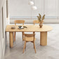 Modern Style Wood Dining Table 3 Legs Dinette Table for Dining Room