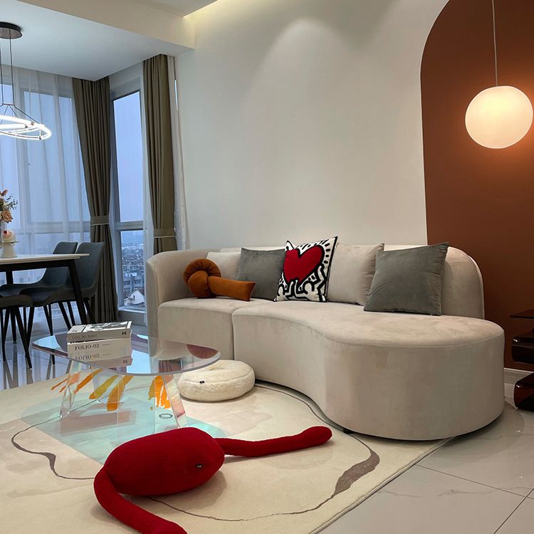 Modern Round/Elliptical Coffee Table Colored Plastic Cocktail Table Clearhalo 'Coffee & Accent Tables' 'Coffee Tables' 'coffee_tables' 'furn' 'furn_coffee_tables' 'Furniture' 'furniture_coffee_tables' 'Living Room Furniture' 1200x1200_e3426d10-61a0-4398-b832-2f5b7dc45a32