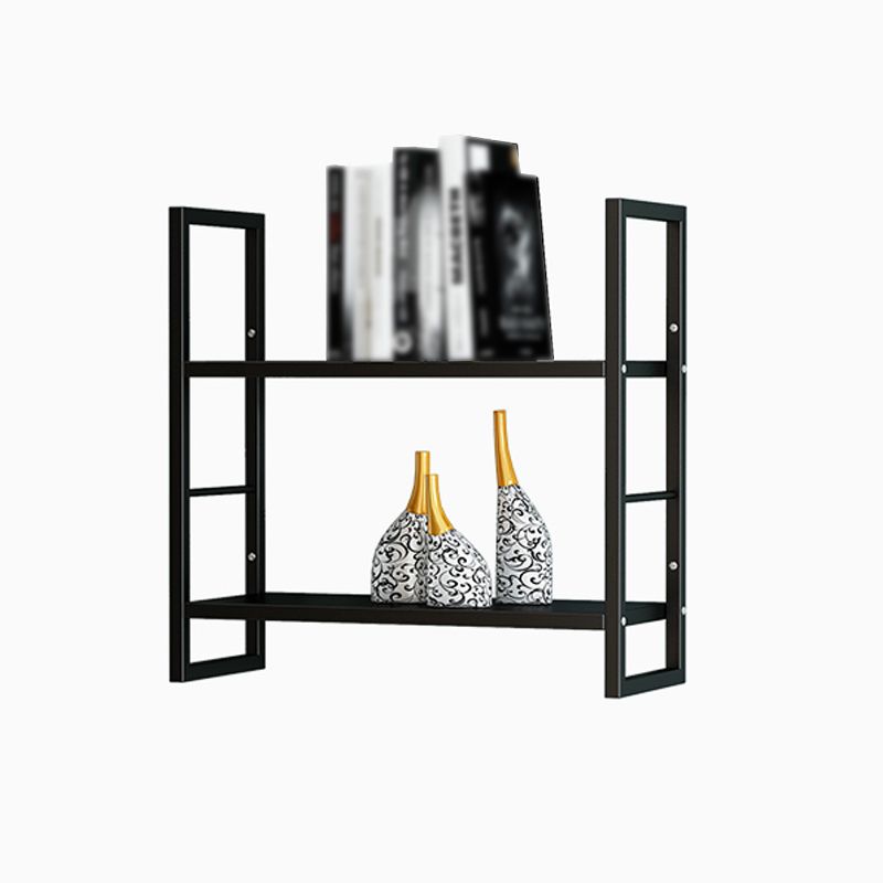 Industrial Wall Mounted Bookshelf Black and White Iron Shelf for Home Clearhalo 'Bookcases' 'furn' 'furn_bookcases' 'Furniture' 'furniture_bookcases' 'kitchen' 'kitchen_bookcases' 'Living Room Furniture' 'Office Furniture' 1200x1200_e344fb4b-212d-4e7c-8d3f-9ebceed28b7b
