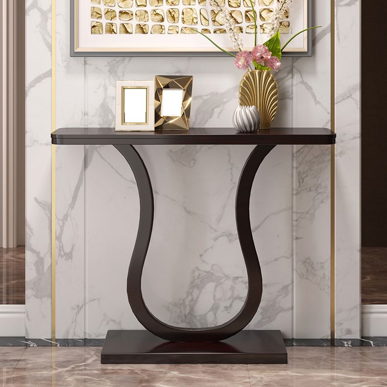 33,46 "Console alta Tabella 1 tavolo accento in legno massiccio per sala