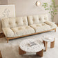 Cream Tufted Armless Sofa Wooden Frame Settee in Ash with Footrest Clearhalo 'furn' 'furn_sofas' 'Furniture' 'Living Room Furniture' 'Sofa' 'sofas' 1200x1200_e345afe9-e98b-453b-9fb3-7fd26e31455f
