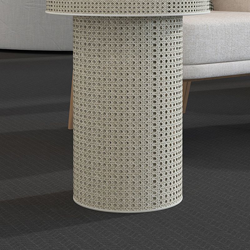 Contemporary Round Cocktail Table Single Slate Coffee Cocktail Table Clearhalo 'Coffee & Accent Tables' 'Coffee Tables' 'coffee_tables' 'furn' 'furn_coffee_tables' 'Furniture' 'Living Room Furniture' 1200x1200_e3467c69-6cdd-4973-9162-64432baadb6b