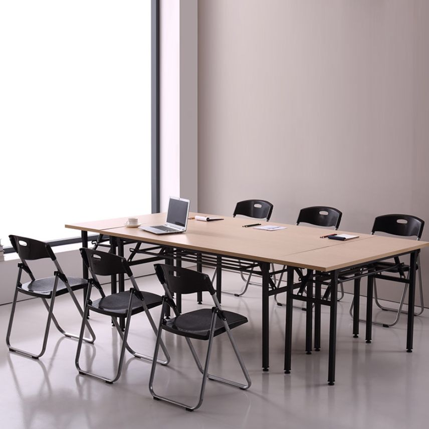 Sedia per ufficio imbottita in plastica senza bracciale moderna sedia da back office