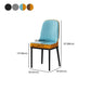 Scandinavian Upholstered Side Chair Armless Solid Back Chairs Clearhalo 'Dining Chairs' 'Dining Tables & Seating' 'dining_chair' 'Furniture' 'furniture_dining_chair' 'Kitchen & Dining Furniture' 1200x1200_e348d441-6c9d-42dd-89a8-d28d3b34f7b4
