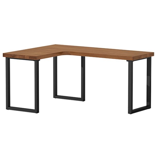 Solid Wood Pedestal Writing Desk Industrial L-Shape Office Desk Clearhalo 'furn' 'furn_office_desk' 'Furniture' 'Office Desks' 'Office Furniture' 'office_desk' 1200x1200_e34a3cf2-009e-4a51-9707-6046a9571fbf