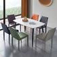Modern Leather Dining Room Chair Metal Armless Chair for Home Use (Set of 2) Clearhalo ' kitchen&dining_furn' 'Dining Chairs' 'Dining Tables & Seating' 'dining_chair' 'furn' 'furn_dining_chair' 'Furniture' 'furniture_dining_chair' 'Kitchen & Dining Furniture' 'kitchen' 1200x1200_e3545be9-d382-4c59-843b-f97ee26ef56a
