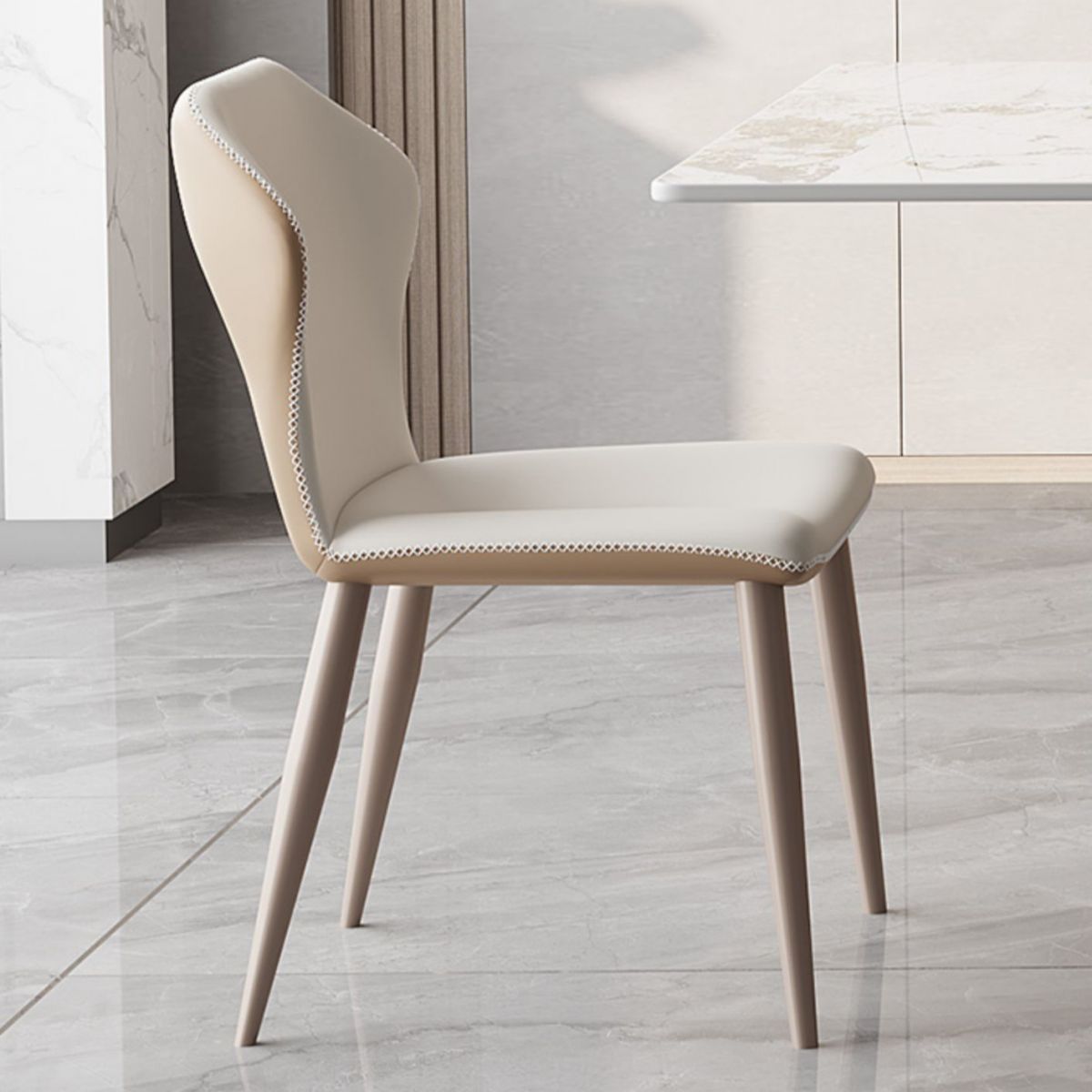 Modern 1/2/5/7/9 Pieces Silver Dinette Set with Sintered Stone Rectangle Dining Table Set Clearhalo 'Dining Room Sets' 'Dining Tables & Seating' 'dining_room_set' 'furn' 'furn_dining_room_set' 'Furniture' 'furniture_dining_room_set' 'Kitchen & Dining Furniture' 1200x1200_e3547b36-f541-4375-a8f6-bd0249a583ba